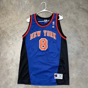 Vintage Champion New York Knicks Latrell Sprewell Jersey